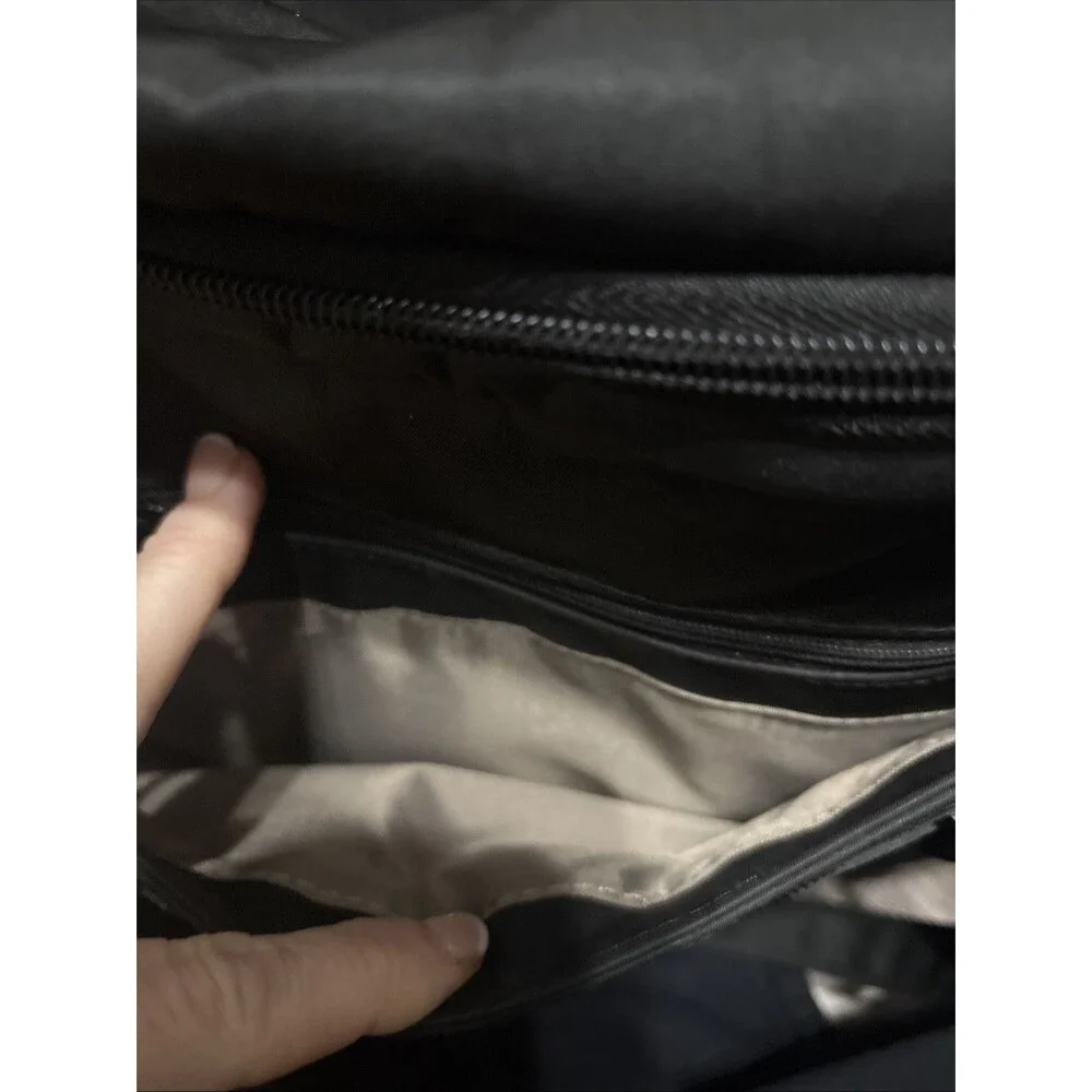 JuJuBe Signature Large Utility-Strap Tote Shoulder Crossbody Diaper Bag- Black